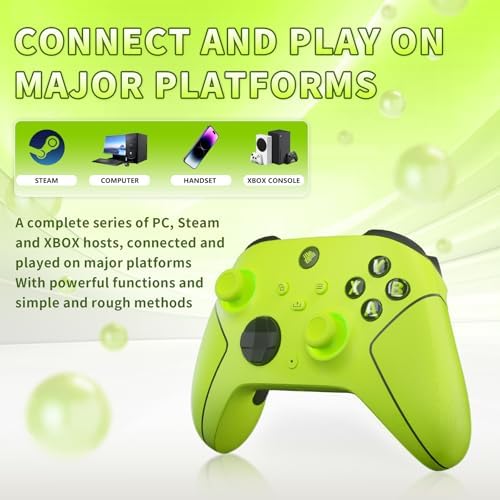 SZDILONG Wireless 2.4GHz Controller for Xbox, Xbox One Series X|S,Steam,PC - 3