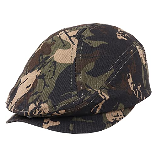 Zacharias Men's Cotton Beret Golf Camouflage Army Military Printe...