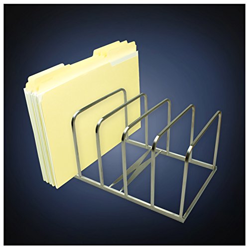 USA ArtsOnDesk Arte Moderno Sección-combinables Clasificador de Documento St207 Acero Inoxidable Acabado Satinado Patentes Solicitada - revista archivo correo carta Memo escritorio carpetas regalo Cover