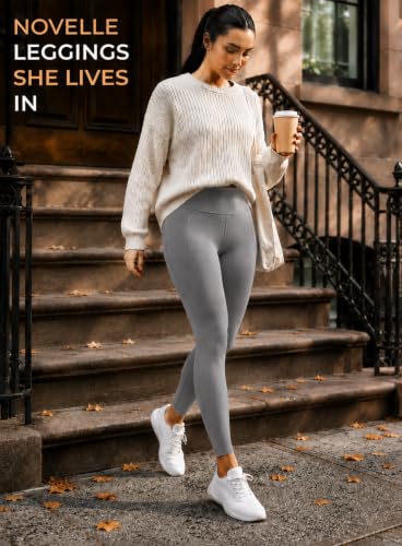 Image of NOVELLE Velune Leggings with Pockets for Women - Buttery Soft Squat Proof