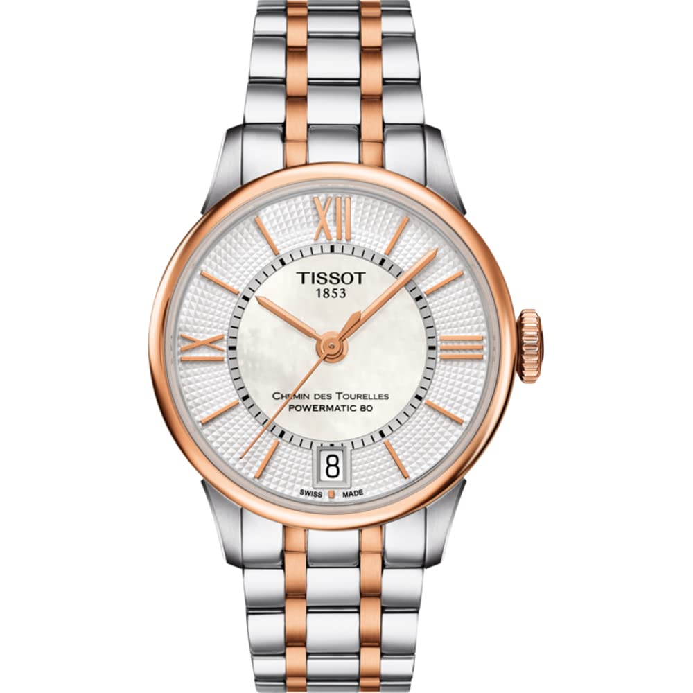 Tissot Women's Analogue Swiss Automatic Watch with Stainless Steel Strap T0992072211802