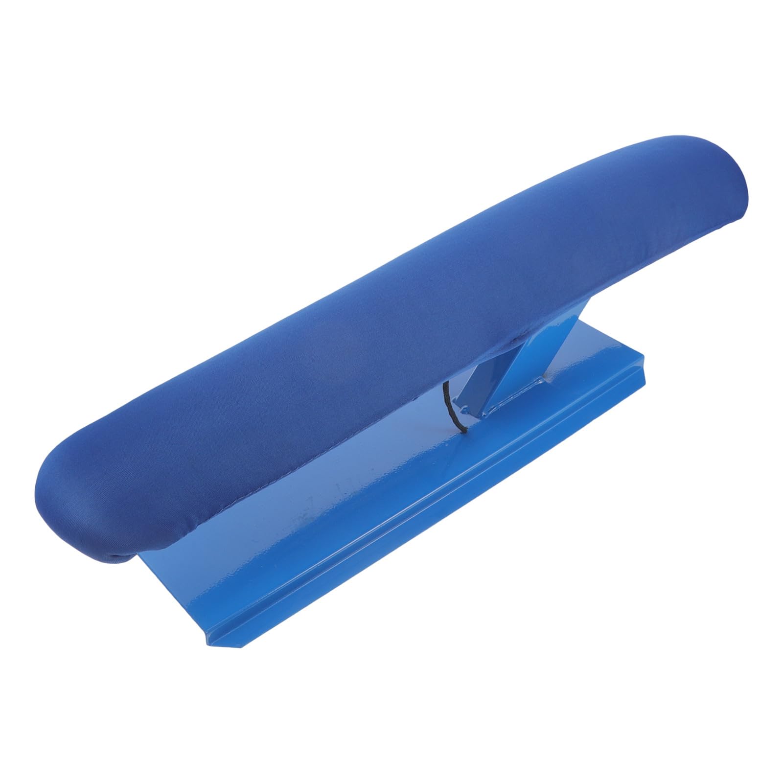Veemoon Asse da Stiro da Tavolo Compatto in Ferro e Tessuto Blu, Sgabello da Stiro Portatile e Robusto Design Salvaspazio per Stirare Maniche e Pantaloni