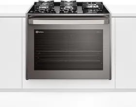 Fogão de Embutir Electrolux de 05 Bocas Experience com Mesa Vidro e Grill Cinza - FE5EG