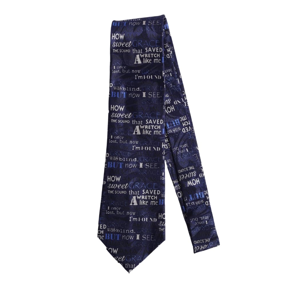 Christian Ties - Amazing Grace blue