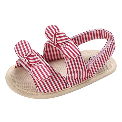 Toddler Boys Girls Stripe Slides Sandals Baby Comfort Beach Pool Shower Non Slip Slippers With Elastic Back Strap - Main Image
