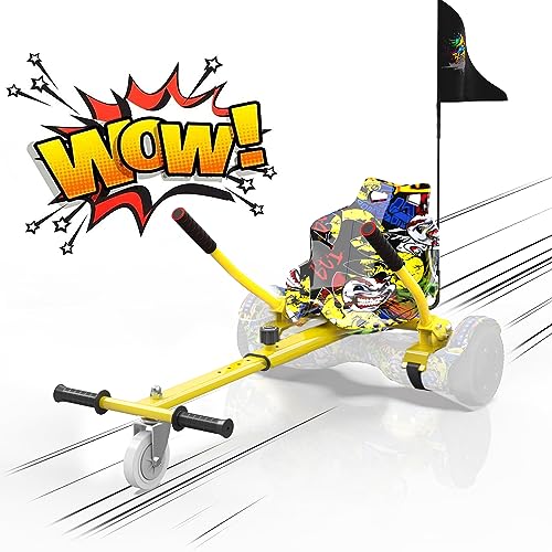 Asientos de Hoverboard, Accesorios de monopatín Go Kart, Asientos de Dos Ruedas Hoverboard de 6.5-10 Pulgadas, Asientos de monopatín para niños Adultos.…