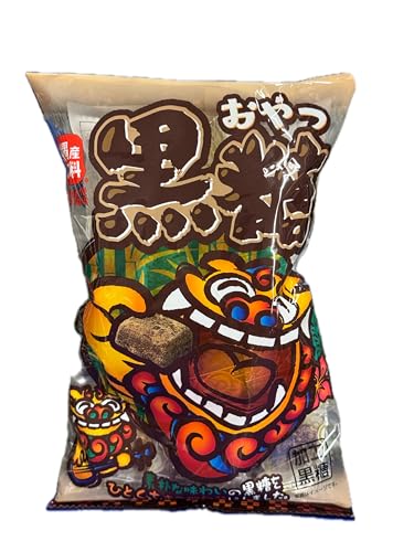 Okiko Oyatsu Kokuto Okinawa Black Sugar Candy Sweets 150g (Pack of 2), Okinawa Souvenir Brown Sugar Snacks, Made with 100% Brown Sugar, Molasses and Sugar Cane from Okinawa Prefecture, MADE IN JAPAN, Limited Stock