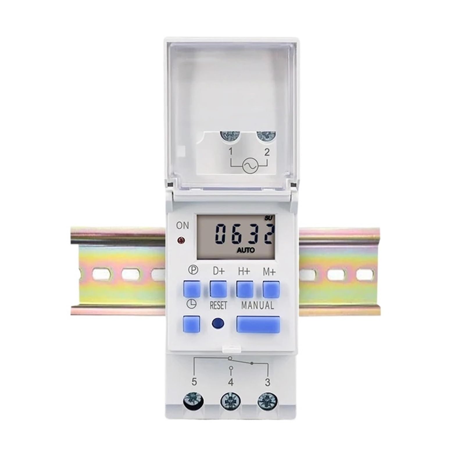 Interrupteur de minuterie programmable 24V THC15A 16A rail DIN
