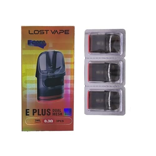 Lost Vape E Plus�f���A�� ���b�V���J�[�g���b�W 0.3��/0.45��/0.6���i3.0ml�j E-PLUS DUAL MESH Cartridge ���X�g�x�C�v �Z���} �i�m�Ή� Thelema Elite DM45/THELEMA Nan