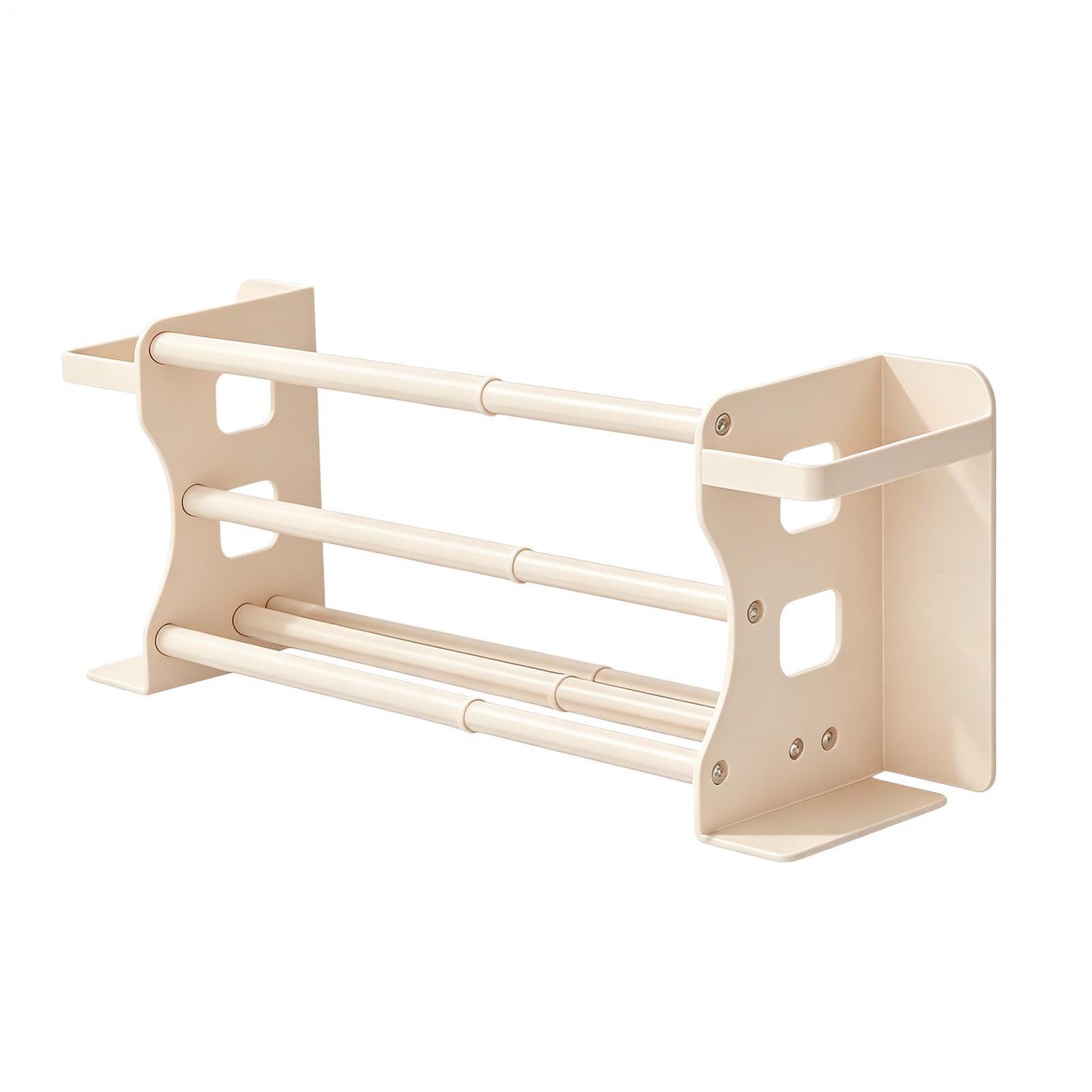 Organizador Zapatos Pared Zapatero retráctil magnético de doble capa para | Zapatero retráctil para Armario, Entrada, Dormitorio, Apartamento, Residencia, Recibidor, Balcón