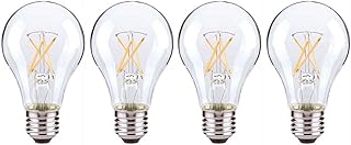 Satco S21713 Medium Bulb in Light Finish, 1 Count (Pack of 1), Clear