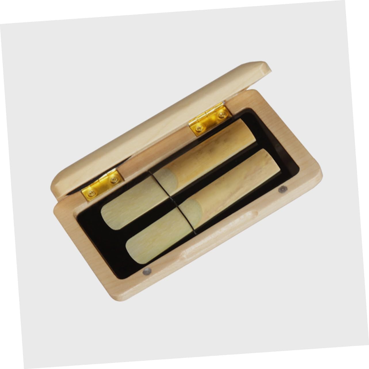 Wood Oboe Reed Box Holder for Two Reeds Portable Storage image 4