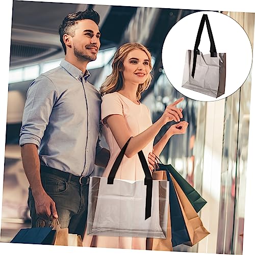CLISPEED Large Capacity One-shoulder Bag Transparent Tote for Women Storage for Phone Wallet and Essentials Stylish and Design for Shopping and Travel3
