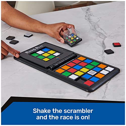 Rubik's Race, Ace Edition Classic Fast-Paced Puzzle Strategy Sequence Two Player Board Game, For Kids & Adults Ages 8 And Up Amazon Exclusive #TOP1