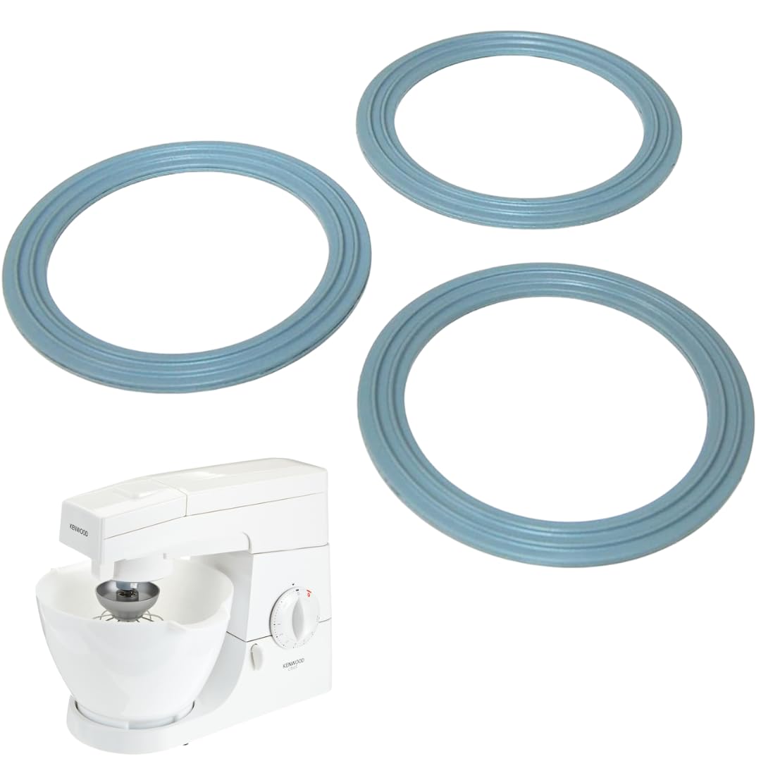 UTIZ Pack of 3 Sealing Rings (Part Number 650544) for Kenwood Chef & Major Mixer Liquidisers A993 & A994 Food Blenders for Kenwood KM200 (3X Seal)