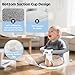 TOSGN Baby Bath Seat-for Babies 6 Months & up, Water Temperature Display+Soft Cushion, Non-Slip Toddler Bath Seat for Baby, Sit Up Bath Seat for Baby, Grey
