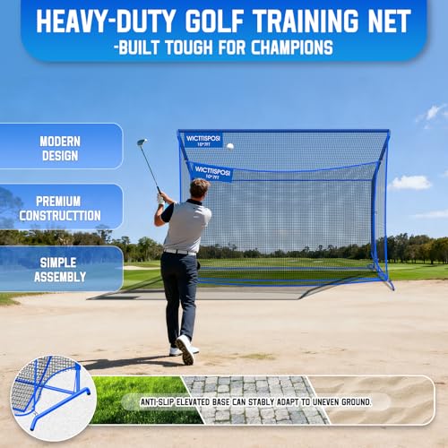 WICTTISPOSI 10x7ft Golf Hitting Net