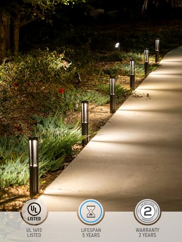 Image of LEONLITE 100ft 16 /2 Low Voltage Landscape Lighting Wire, UL Listed, IP65 Waterproof, Low Voltage Cable for Garden Pathway, -40℉-140℉ Working Temp, Black (Pack of 2)
