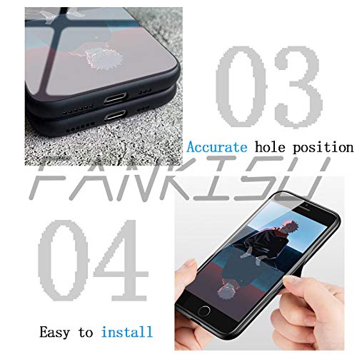 Fankisu Jojo's Bizarre Adventure Kira Yoshikage Iphone13Pro, Anime Tempered Glass Hard Shell Smartphone Protective Cover (D,Iphone 13) #TOP2