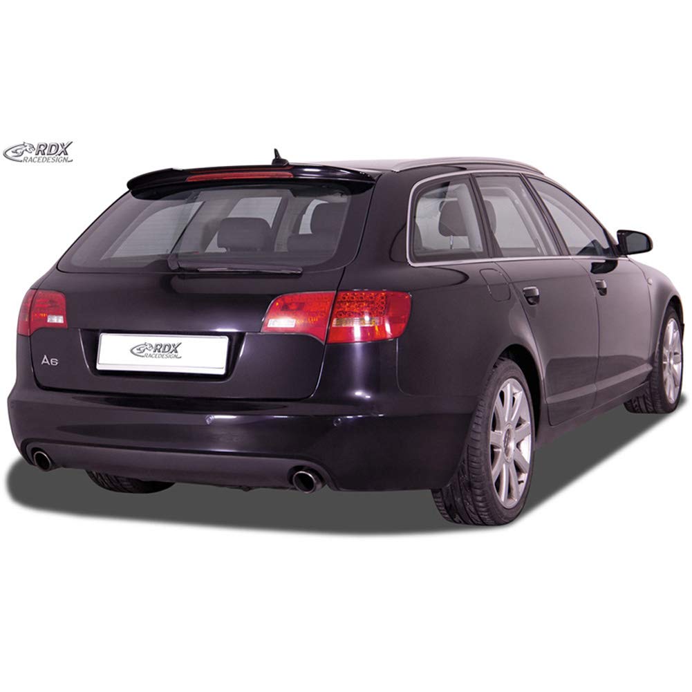 Becquet de toit compatible avec Audi A6 Avant 2005-2011 (PUR-IHS), noire
