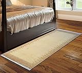  Trend Living 4 U GmbH Handgeknüpft Designer rutschfeste Teppich Wohnzimmer Kinderzimmer oder Flure 70x140 cm beige