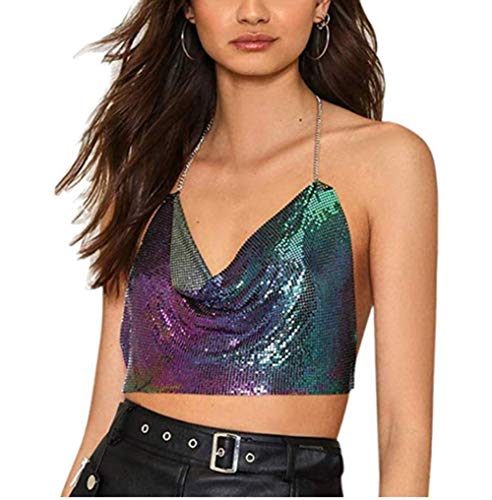 sparkle halter top