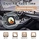 Tragbarer CD-Player Akku 4000mAh, Bluetooth CD-Player für das Auto, Kinder-Musikplayer mit Lautsprechern, Fernbedienung, Staubschutzhülle, FM-Radio, USB- und AUX-Anschluss, schwarz