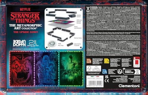 Puzzle 520 pièces Clementoni The Morphing Collection Stranger Things Cadre lumineux Vecna - vue 9