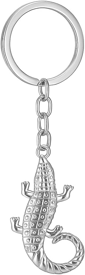 Lizard Keychain –Lizard Keychain Bag Charms for Women with Realistic Textured Scales, Unique Key Chains Gifts for Reptile Lovers & Edgy Style Seekers