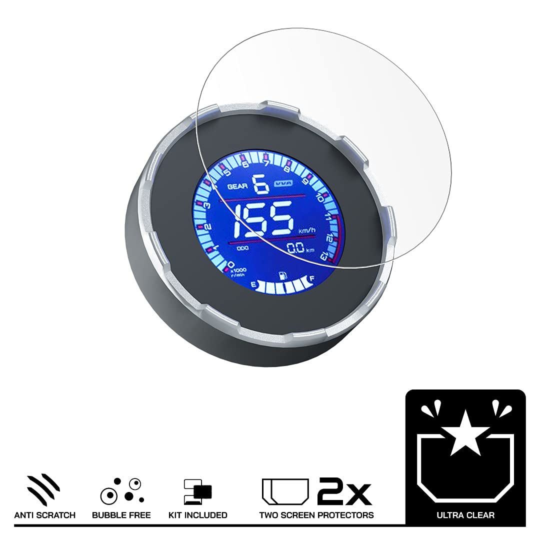 Speedo Angels Osłona ekranu deski rozdzielczej kompatybilna z XSR125 (2021-) 2 x Ultra Clear