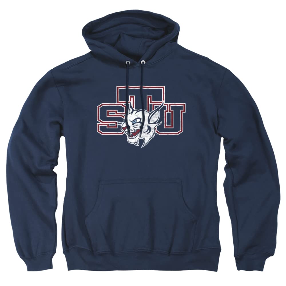 LOGOVISION Official Collegiate Distressed Primary Logo Adult Pullover Hoodie Collection — view 134