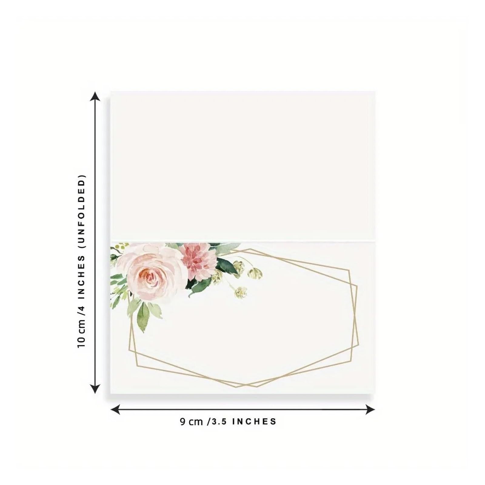 Biglietto per posto nuziale 10/25/50 pz Modello di Rosa Banchetto Nozze Posti a Sedere Tavolo Numero Carta Nome Segnaposti festival Festa Compleanno biglietto auguri(50pcs)