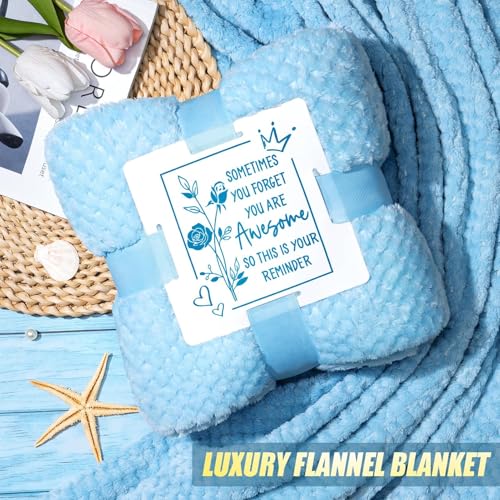 Birthday Gifts for Women Self Care Gifts Get Well Soon Gifts, Ocean Relaxing Spa Gifts Basket Care Package w/ Flannel Blanket 40 OZ Tumbler, Christmas Gifts for Mom Wife Grandma Friends Sisters Her - Image 4