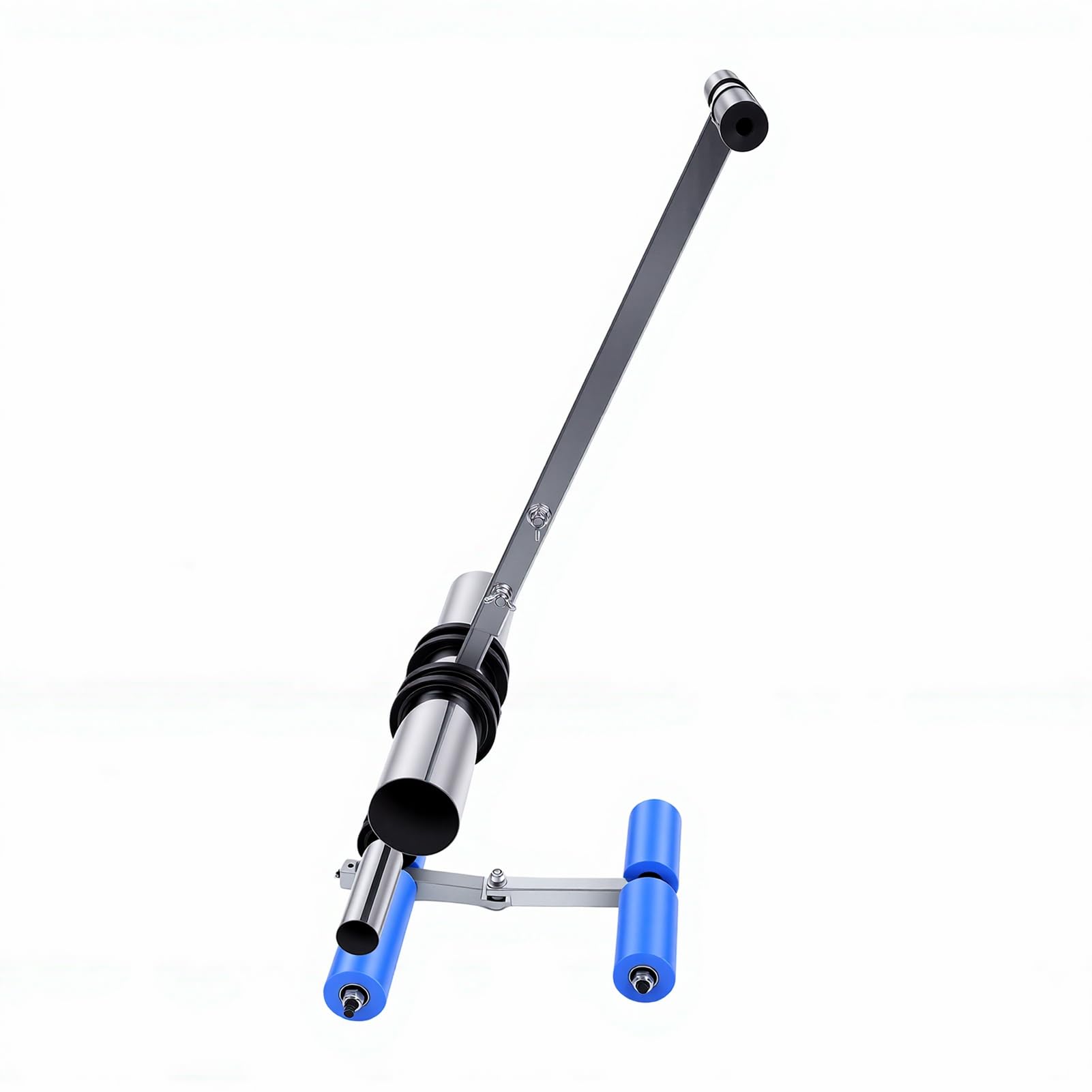 RIZGHWOY Regulowany Aplikator Taśmy o Wysokości 70-80 Cm, Ergonomiczna Maszyna do Znakowania Linii z Podwójnym Układem Rolek, Regulowany Odstęp 4-28 Cm, do Podjazdu, Boiska Koszykówki,