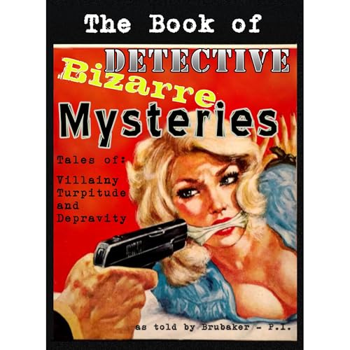The Book of Bizarre Detective Mysteries Audiolibro Por Gail Brubaker arte de portada