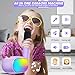 Heroange Karaoke Microphone Machine with 2 Drivers, Toy for Girls Boy Ages 3, 4, 5, 6, 7, 8, 9, 10, 11, 12+ Years Old, Portable Bluetooth Speaker Christmas Birthday Gift for Kids Teens Adults(Purple)