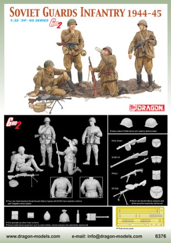 Dragon Models 1/35 Figura Infantería Guarda Soviético '44-'45 miniatura 1