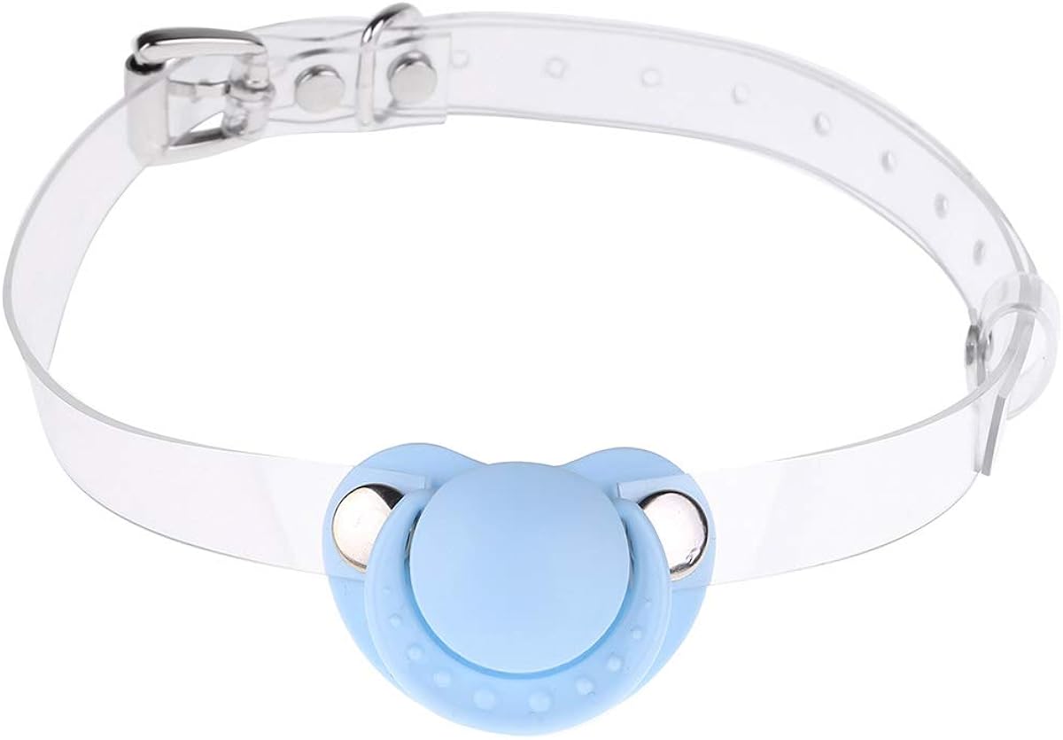 TiaoBug Adult Baby Pacifier Gag ABDL Pacifier Gag Dummy Nipple Light