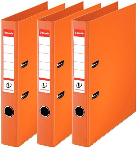 Raccoglitori A Leva Esselte Essentials - Nero, Dorso 50 Mm, Confezione Da 3, Perfetti Per L'ufficio - Foto 6