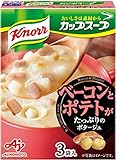 味の素 クノールカップスープ ベーコンとポテトがたっぷりのポタージュ 48.3g×4個