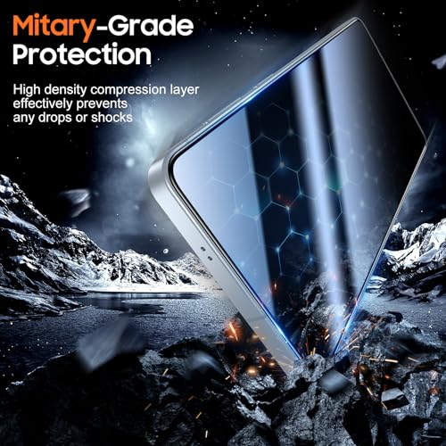 Image of UniqueMe for S26 Plus Privacy Screen - 2 PACK Samsung Galaxy S26 Plus Privacy Screen Protector [Fingerprint Unlocking] Easy Installation,Bubble-Free,Anti-Spy,9H Tempered Glass,3D Full-coverage