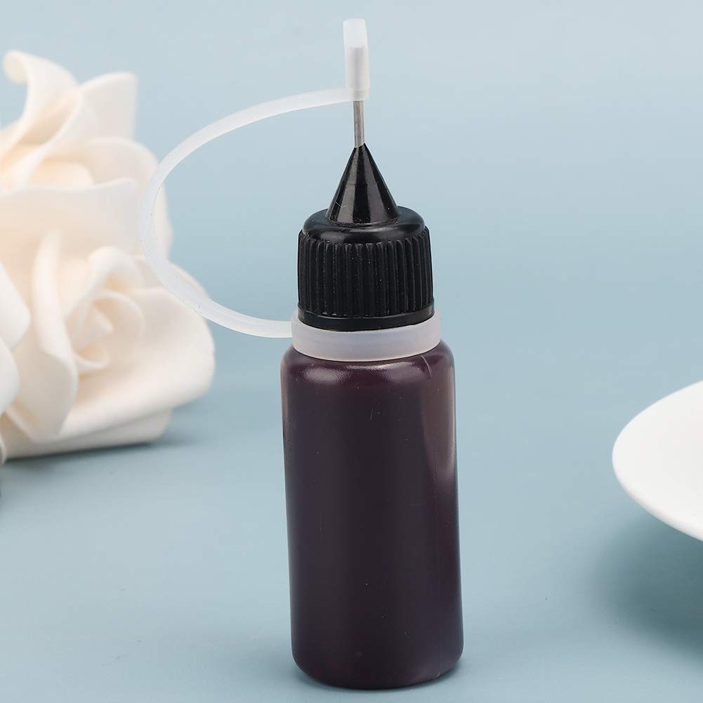 10ml Black Tattoo Ink, Tattoo Ink Temporary Tattoos, Waterproof Professional Tattoo Supplies Ink, Long Lasting Tattoo Ink for Tattoo Enthusiasts and Tattoo Artist (Red)