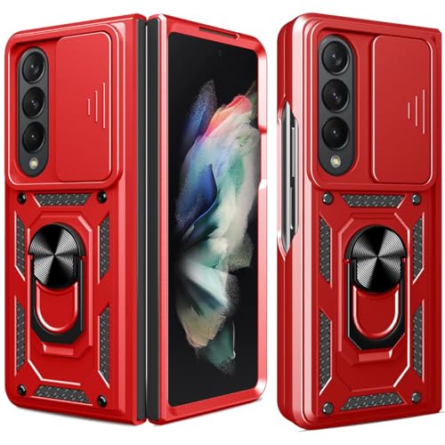 NKECXKJ Galaxy z fold4 5G P[Xp, z fold4P[X zfold4 X}zP[X Samsung Galaxy z fold 4 360°] X^h@\ O gуP[X ԍڃz_[Ή ϏՌ u@\ Case