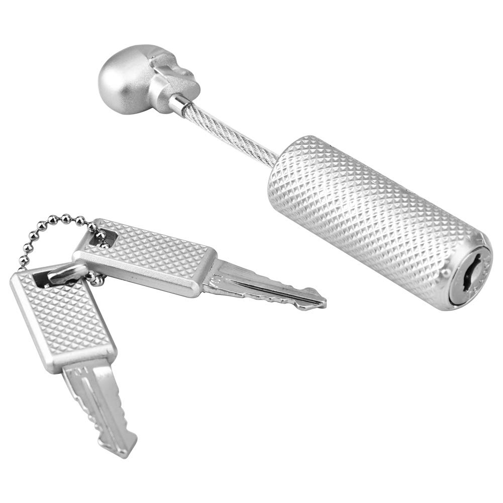 Sonew Silver Luggage Lock, Inch Open-End Wrench Locks Tsa Lock With Key For Gym, School, Locker, Outdoor, Suitcase