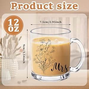 2pcsmrandmrscouplemugset12ozglasscoffeemugcouplesgiftsetsfornewlywedscouplesmrandmrscouplemuggiftssetforanniversaryweddingengagement Urban Country Home Decor 2 pcs mr and mrs couple mug set 12 oz glass coffee mug couples gift sets for newlyweds couples mr and mrs couple mug gifts set for anniversary wedding engagement urban country home decor