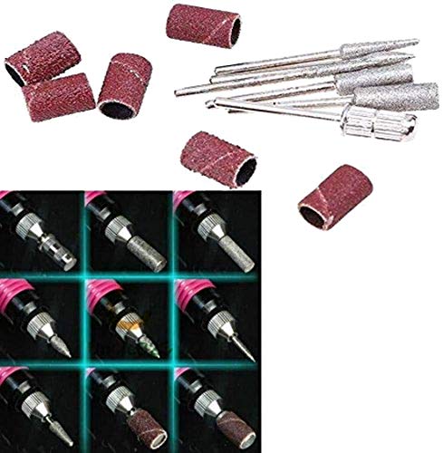 DIY Crafts Design No # 4, Nail Kit, Nail Art Drill Kit File Professional Electric Manicure Pedicure Drill Sander Pen Nail Art Grinder with Multi Sandi (Design No # 4, Nail Kit) - Image 3