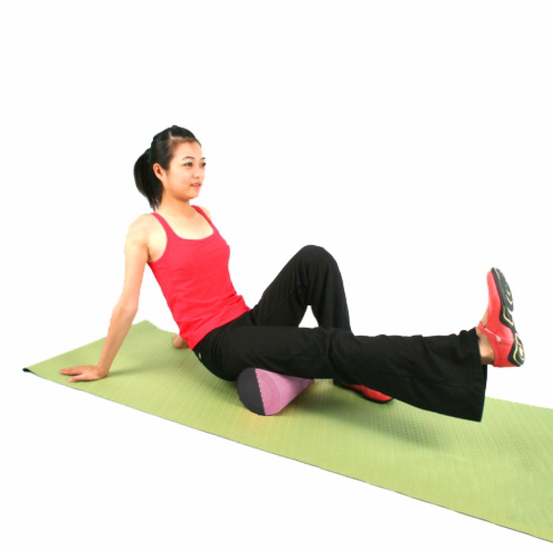 Carnegie EVA Pilatesrolle Ø 15x90 Faszienrolle Gymnastikrolle Fitnessrolle Yoga
