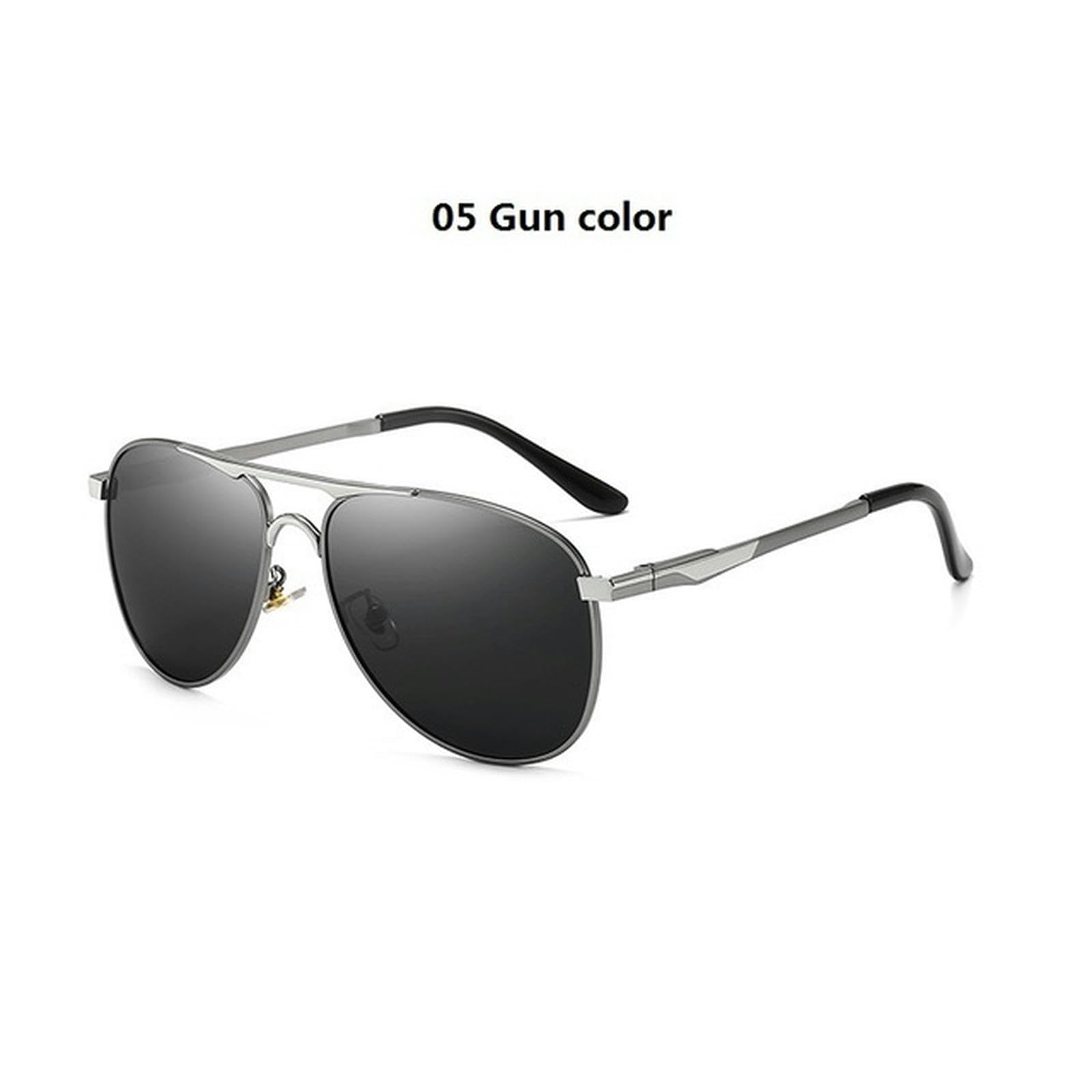 NOGRAX Gafas Gafas De Sol Polarizadas De Piloto De Lujo Hombres Mujeres Conduciendo Pesca Gafas De Sol De Metal Retro Gafas De Metal