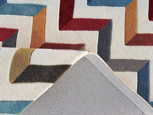 Image of Carpets and Rugs Woolen Thick Floral and Contemporary Designs for Area Rugs Carpets for Living Room, Bedroom, Hall, Bedside Runner Size 2x6 feet
