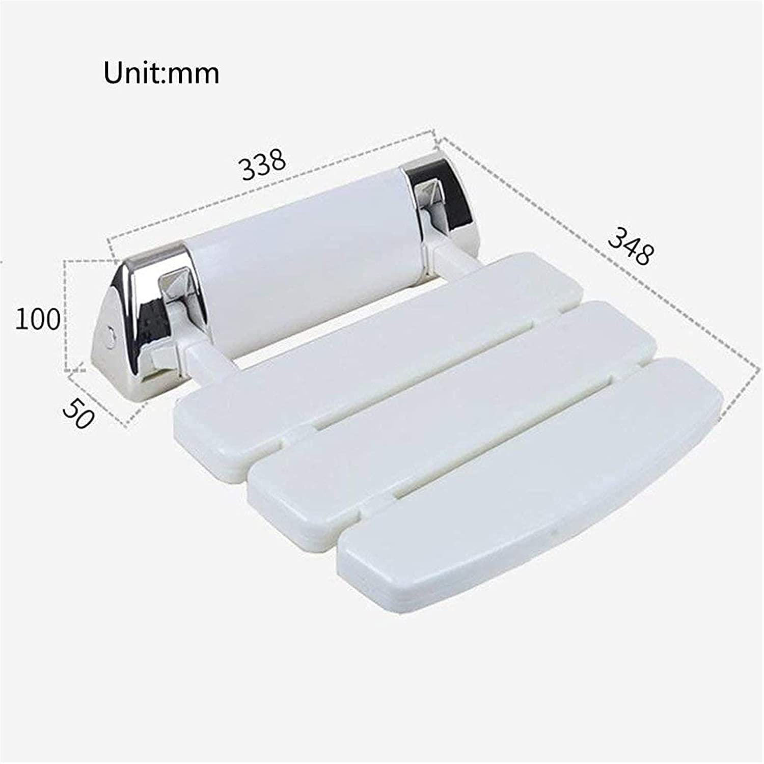 TBLOTYD Shower Stool Bath Chair Shower Seats Wall-Mounted Bathing Stool Shower Bench Changing Shoes Stool Non-Slip Folding Chair Bathroom Toilet Shower Seats Chair-Bath Stool